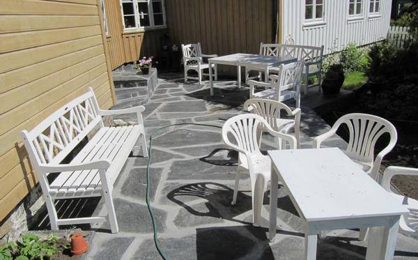 Skiferheller til terrasse